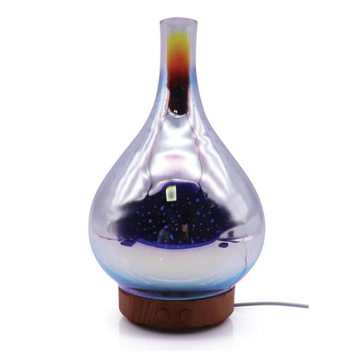 Essential Oil Aroma Diffuser - Mirror 3D Fireworks USB Aromatherapy
