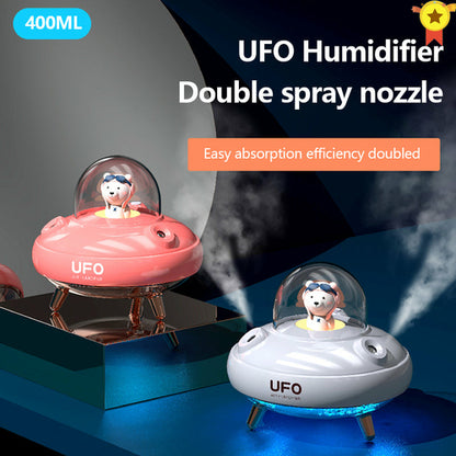 Dual Nozzles Wireless Air Humidifier Ultrasonic USB