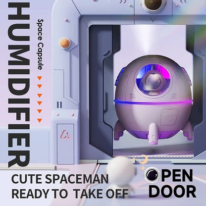 Portable Mini Humidifier Astronaut Space Small Cool Mist Humidifiers