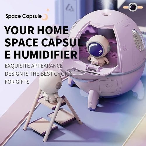Portable Mini Humidifier Astronaut Space Small Cool Mist Humidifiers