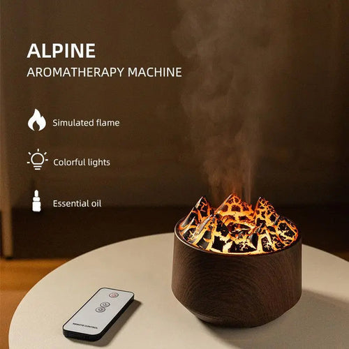 New Volcanic Crack Aromatherapy Wood Grain Humidifier Home Office
