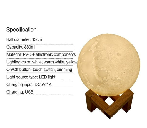 KBAYBO 880ML USB Air Humidifier Ultrasonic Humidifiers Portable Air